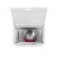 Набор Cofer Coffee Box Edge CO12S: кофер soft-touch, кофе зерновой 100 гр, белый / красный - фото № 2