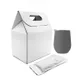 Набор Cofer Coffee Box Edge CO12S: кофер soft-touch, кофе зерновой 100 гр, белый / серый - фото № 1