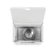 Набор Cofer Coffee Box Edge CO12S: кофер soft-touch, кофе зерновой 100 гр, белый / серый - фото № 2