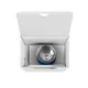 Набор Cofer Coffee Box Edge CO12S: кофер soft-touch, кофе зерновой 100 гр, белый / синий - фото № 2
