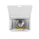 Набор Cofer Coffee Box Edge CO12S: кофер soft-touch, кофе зерновой 100 гр, белый / желтый - фото № 2