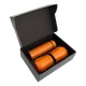 Набор Cofer Hot Box C2 Black: термос, кофер - 2 шт, оранжевый - фото № 1