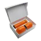 Набор Cofer Hot Box C2 White: термос, кофер - 2 шт, оранжевый - фото № 1