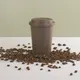 Набор Coffee bean: стакан, капучинатор, кофе зерновой, коричневый / черный - фото № 2