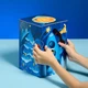 Набор детский подарочный «Елка-ракета» для 3-7 лет: книга, набор для творчества «Рисуй светом», набор «Космические раскопки», синий - фото № 4