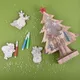 Набор для раскрашивания новогодний Noel, фломастеры и 3 фигурки, разноцветный - фото № 9