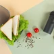 Набор Eat&Drink Box: бутылка для воды, ланч-бокс, серый - фото № 2