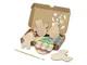 Набор елочных игрушек для раскрашивания Christmas Toys, крафт - фото № 4