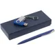 Набор Flashwrite: флешка Twist 16 Гб, ручка шариковая Pin Soft Touch, синий - фото № 1