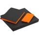 Набор Flexpen Black Energy: внешний аккумулятор Uniscend All Day Compact 10000 mAh, ежедневник Flexpen Black, оранжевый / черный - фото № 1