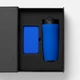 Набор Formisto: внешний аккумулятор 5000 mAh, термостакан, синий - фото № 2