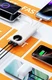 Набор «Гарант»: внешний аккумулятор 10000 mAh, шариковая ручка, темно-синий / белый - фото № 3