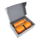 Набор Hot Box C2 grey: 2 кофера, термос с датчиком температуры, оранжевый - фото № 1