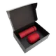 Набор Hot Box CS black: кофер, термос с датчиком температуры, красный - фото № 1