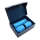 Набор Hot Box CS2 blue: 2 кофера, термос с датчиком температуры, голубой - фото № 1