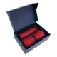 Набор Hot Box CS2 blue: 2 кофера, термос с датчиком температуры, красный - фото № 1