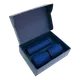 Набор Hot Box CS2 blue: 2 кофера, термос с датчиком температуры, синий - фото № 1
