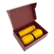 Набор Hot Box CS2 red: 2 кофера, термос с датчиком температуры, желтый - фото № 1
