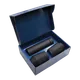 Набор Hot Box E2 EDGE CO12s blue, soft touch: 2 кофера, термос с датчиком температуры, черный - фото № 1