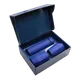 Набор Hot Box E2 EDGE CO12s blue, soft touch: 2 кофера, термос с датчиком температуры, синий - фото № 1