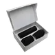 Набор Hot Box E2 EDGE CO12s white, soft touch: 2 кофера, термос с датчиком температуры, черный - фото № 1