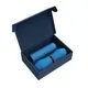 Набор Hot Box E2 EDGE CO12s blue, soft touch: 2 кофера, термос с датчиком температуры, голубой - фото № 1