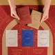Набор игровой для дегустации «Истина в вине», бордовый / золотой / синий - фото № 5