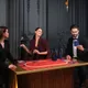 Набор игровой для дегустации «Истина в вине», бордовый / золотой / синий - фото № 7