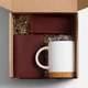 Набор inStream Tea: ключница, обложка для паспорта, кружка, чай черный, красный - фото № 2