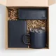 Набор inStream Tea: ключница, обложка для паспорта, кружка, чай черный, синий - фото № 2