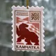 Набор из 3 елочных игрушек «Заповедные места» в подарочной коробке, белый / золотой / разноцветный - фото № 5