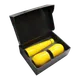 Набор New Box C2 black: 2 кофера, термобутылка, желтый - фото № 1