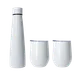 Набор New Box C2 grey: 2 кофера, термобутылка, белый - фото № 2