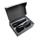 Набор New Box C2 grey: 2 кофера, термобутылка, черный - фото № 1