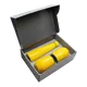 Набор New Box C2 grey: 2 кофера, термобутылка, желтый - фото № 1