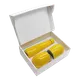 Набор New Box C2 white: 2 кофера, термобутылка, желтый - фото № 1
