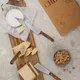 Набор ножей для сыра Vinga Story of Cheese, серебряные / крафт - фото № 5