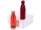 Набор подарочный Bottle Set: термобутылка, бутылка для воды, красный - фото № 1
