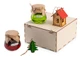 Набор подарочный Decoration Deluxe 2.0: варенье еловое, варенье из сосновых шишек, украшения для елки, бежевый - фото № 1