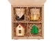 Набор подарочный Decoration Deluxe 2.0: варенье вишневое, варенье мандариновое, украшения для елки, бежевый - фото № 3