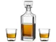 Набор подарочный для виски Whiskey Wonder: графин, два бокала, камни, подставка, коричневый / прозрачный - фото № 2