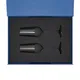 Набор подарочный Portobello Black Edition: бокалы для шампанского 2 шт, коробка подарочная, черный / синий - фото № 2