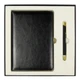 Набор подарочный Solution Duo: ежедневник недатированный, ручка, черный - фото № 1