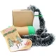 Набор подарочный «Теплый вечер»: плед, термобутылка, новогодняя мишура, подарочный сапожок, зеленый - фото № 1