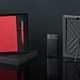 Набор подарочный Total Black: внешний аккумулятор, ежедневник, ручка шариковая, черный - фото № 2