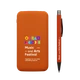 Набор Power Bag 10000: внешний аккумулятор 10000 mAh, ручка, ремувка, шопер, бежевый / оранжевый - фото № 3