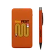 Набор Power Bag 5000: внешний аккумулятор 5000 mAh, ручка, ремувка, шопер, бежевый / оранжевый - фото № 3