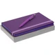 Набор Shall Color: блокнот Shall, ручка шариковая Slider Soft Touch, фиолетовый - фото № 1