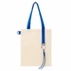 Набор Superbag Eco Blue: шоппер с обвесом, бежевый / синий - фото № 9