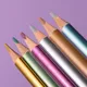 Набор цветных карандашей Metallic, 6 карандашей, крафт - фото № 2